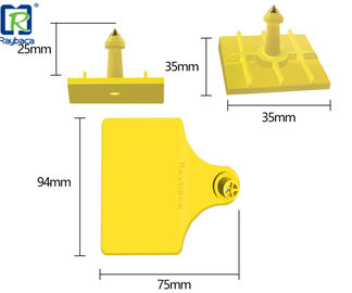 Animal Breeding 350N 960mhz TPU UHF Livestock Ear Tags