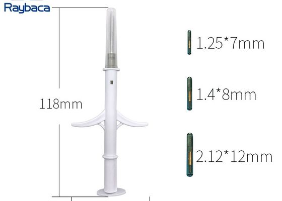 Biochemical Coating Eo Sterile ICAR Certificted Microchip Syringe For Animals